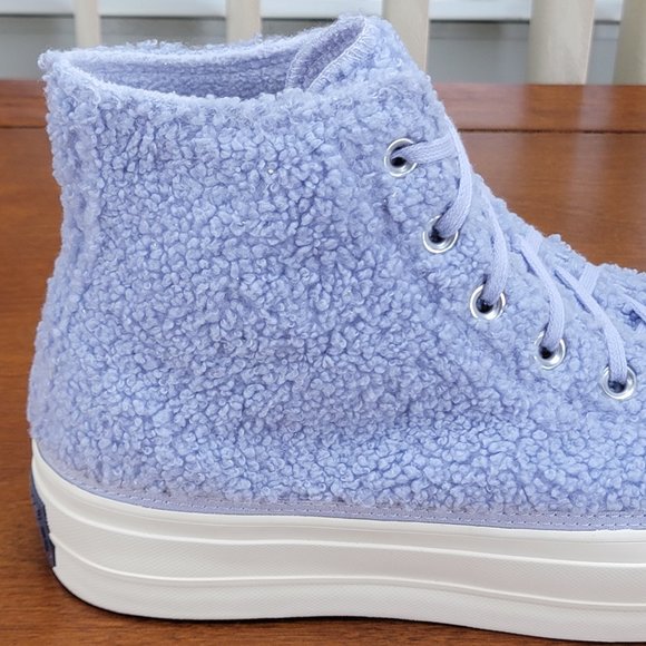 Converse Chuck Taylor All Star  Lift Hi Sherpa Platform  572240C Size 9.5 Women' - Picture 8 of 12